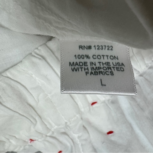 Xirena sz L Draper White Pants 100% Cotton - Picture 5 of 9